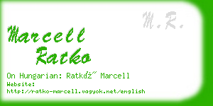 marcell ratko business card